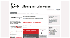 Desktop Screenshot of bis-bildungsinstitut.de